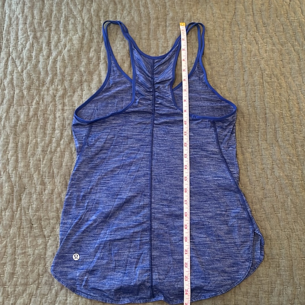Lululemon Racerback Tank Blue Size 4 - Picture 3 of 5